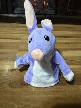NEW WITH TAGBluey PLUSH Purple Puppet BOB BILBY 8"  TV Character Moose Genuine